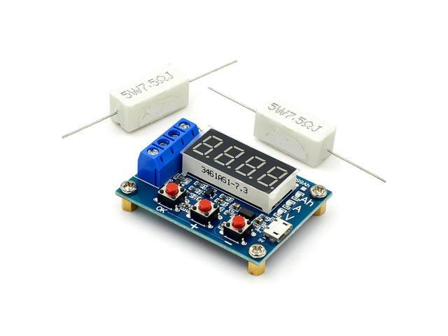 ZB2L3 Tester LED Digital Display Lithium Power Supply Test Resistance Lead-acid Capacity Discharge Meter