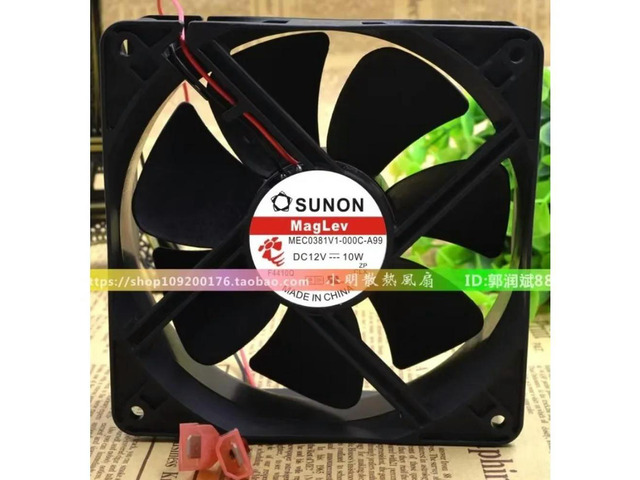 Cooler Fan for D12V MEC0381V1-000C-A99 12038 Cabinet Cooling Fan 120*120*38MM