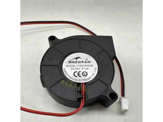 Cooling Fan for YY5015H24B DC24V 0.12A Turbine Small Drum Fan