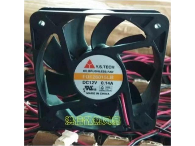 Cooler Fan for Y. S.TECH 6015 FD126015LB DC12V 0.14A Cooling Fan 60*60*15mm