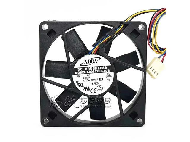 Cooler Fan for ADDA AD0812HB-D7B 8CM 8015 12V 0.20A Cooling Fan 80*80*15mm