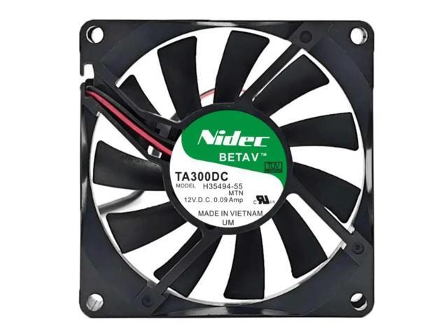 Cooler Fan for Nidec TA300DC H35494-55 12V 0.09A Power Supply Silent Cooling Fan 8CM 80x80x15mm