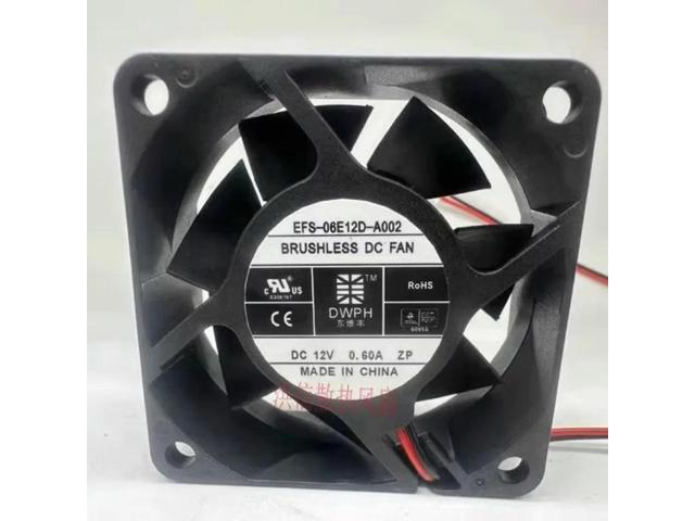 Cooler Fan for EFS-06E12D-A002 DWPH DC12V 0.60A Cooling Fan 6025 60*60*25mm