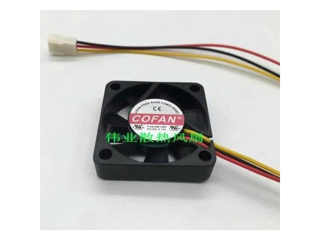 Cooling Cooler Fan for COFAN F-4010M12BII DC12V 0.16A Axial Flow Fan 3-wire 4CM 4010 40x40x10MM