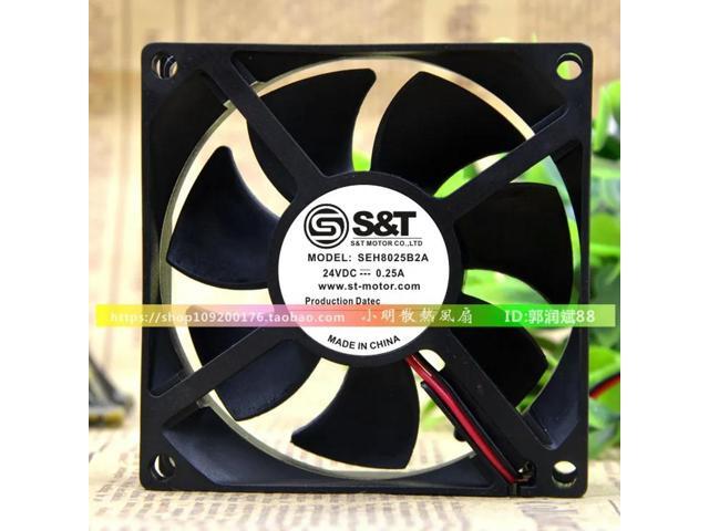 Fan SEH8025B2A 8025 Double Ball 8CM Chassis Power Fan 24V 0.25A Cooling Fan
