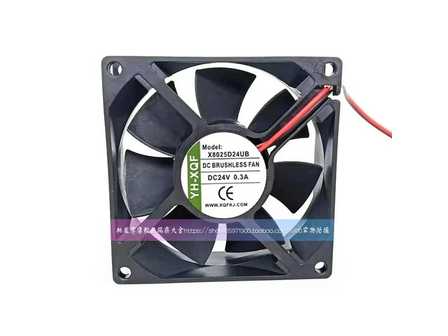 Cooler Fan for YH-XQF X8025D24UB 8025 8CM 24V High Air Volume Inverter Cooling Fan 80*80*25mm