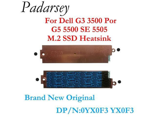 M.2 2280 SSD Heatsink Hard Drive Cover Heat Shield for G3 3500 G5 5500 G5 SE 5505 0YX0F3 YX0F3
