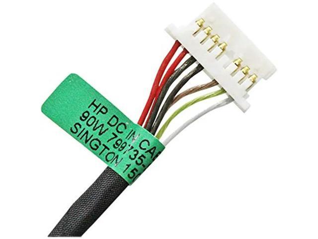 DC in Power Jack with Cable Plug Harness Replacement For 17-by0062st 17-by0063cl 17-by0061st 17-by0008ds 17-by0009ds