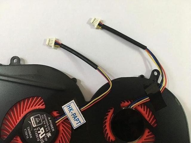 Fan Replacement for GS73VR GS73 Series 6RF GS73VR 7RF GS73VR Stealth Pro MS-16K2 MS-17B1 Gpu Cooling Fan 4-Pin DC 5V 0.5A