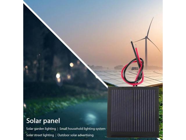 1V 200mA Polycrystalline Silicon Solar Panel 0.2W DIY for Solar (1pc)