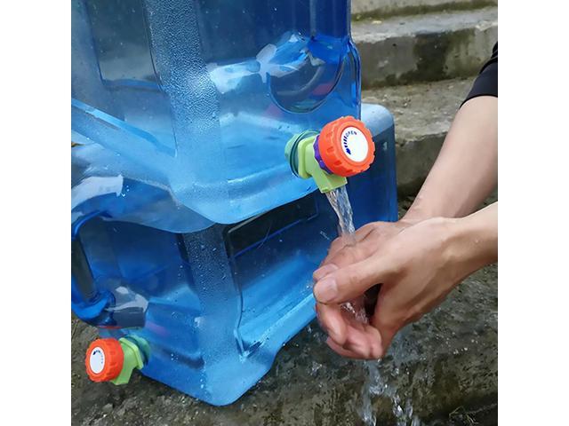 8 L Water Container with Faucet Water Carrier Canister Large Capacity Water Bottle Water Can Bucket Food Grade Water Container