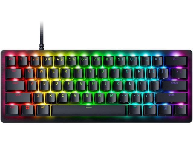 Huntsman V3 Pro Mini 60% Esports Gaming Keyboard: Analog Optical Switches - Snap Tap - Rapid Trigger - Adjustable Actuation - Dual-Purpose Mod...