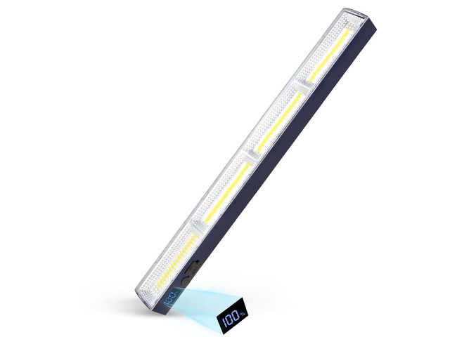 Magnetic Light BAR,15.75-inches Mechanic Light 7500mAh 8000 Lumens Rechargeable Portable Lamp Built-in 216-LED Bulbs,with Handy Hook with 2...