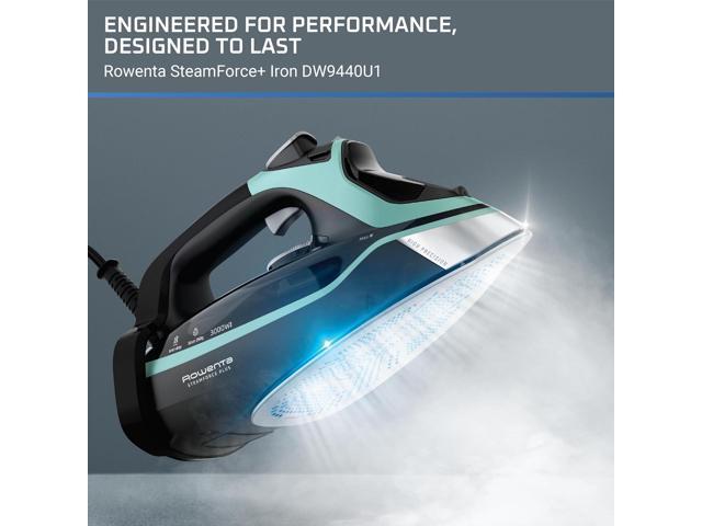 Rowenta Steam Force Stainless Steel Soleplate Steam Iron for Clothes, 400 Microsteam Holes, 1800 Watts, Ironing, Fabric Steamer, Garment Steamer,...