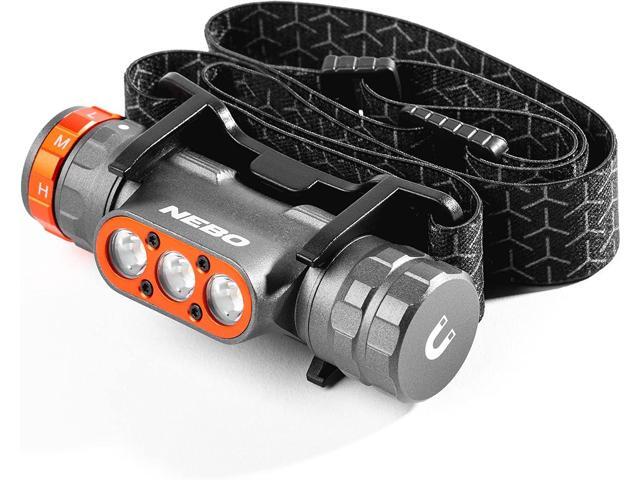 NEBO Transcend 1500 Rechargeable Headlamp 1,500 Lumens, 5 Light Modes, Detachable Magnetic Work Lamp, Waterproof, Bright LED Head Light for...