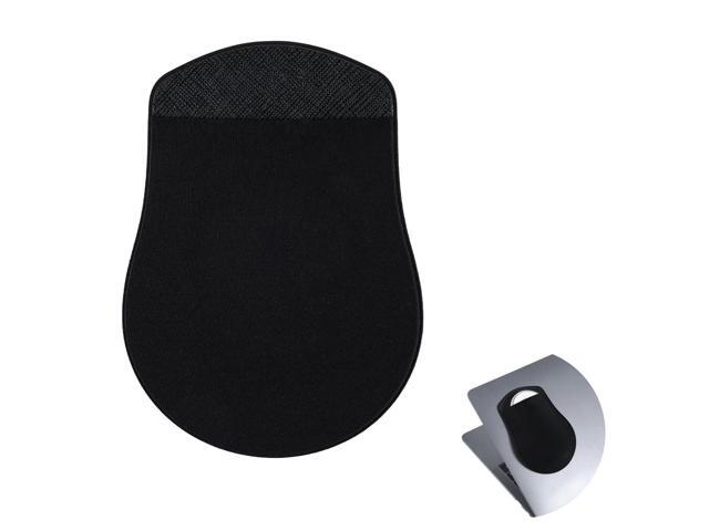 Aeaocvo Universal Stick-On Mouse Pouch for Laptop, Slim Holder for Wireless Mouse, Reusable Adhesive Pocket for Computer, Office, Home - Black