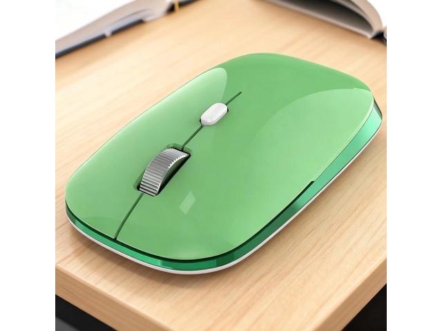 Wireless Mouse, 2.4G Slim Silent Cordless Mouse with USB Receiver, 3 Adjustable DPI Portable Optical Wireless Computer Mice for Laptop, PC,.