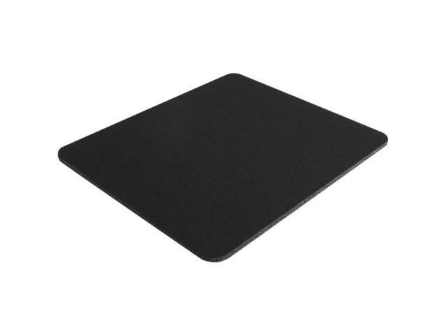 SOEWIOU Computer Mouse Pad, Black Gaming & Office Mouse Mat - 26x21x0.3cm Plush Cushion, Silent Grip Base, Anti-Fray Design