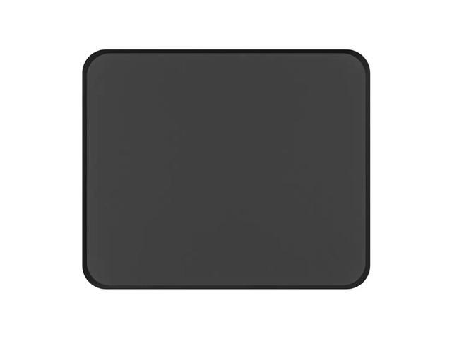 SOEWIOU Mouse Pad, Mousepad for Desk with Anti-Slip Rubber Base, Durable Materials, Portable, Black