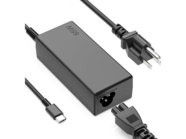 65W USB C Laptop Charger Compatible with HP Chromebook 14 X360 14-ca051wm 14-ca052wm 14-ca091wm ca061dx 14-ca0061dx 14-ca060nr 14-ca020nr...