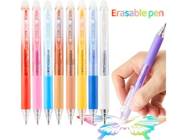 36 Colors Retractable Erasable Gel Pens Clicker,Fine Point 0.7mm Smooth Writing Pens,Cute Pens For Writing Journaling Taking Notes School Office Home.