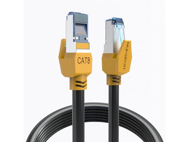 Cat 8 Ethernet Cable 20 ft,Heavy Duty High Speed Internet Network Cable, Professional LAN Cord, 26AWG, 2000Mhz 40Gbps with RJ45 Connector for...