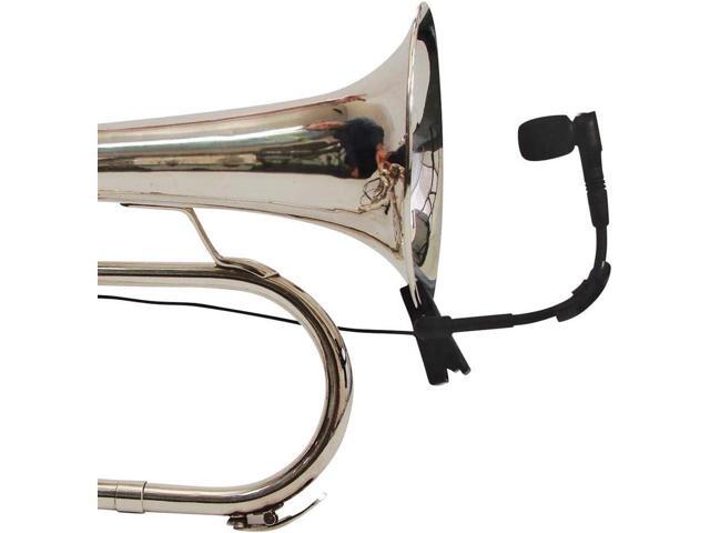 BETA 98H/C Instrument Microphone Sax mic - Condenser Mic 4 pins Compatible with bodypack Transmitter, for Saxophone, Soprano Sax, Tuba,Trombone,...