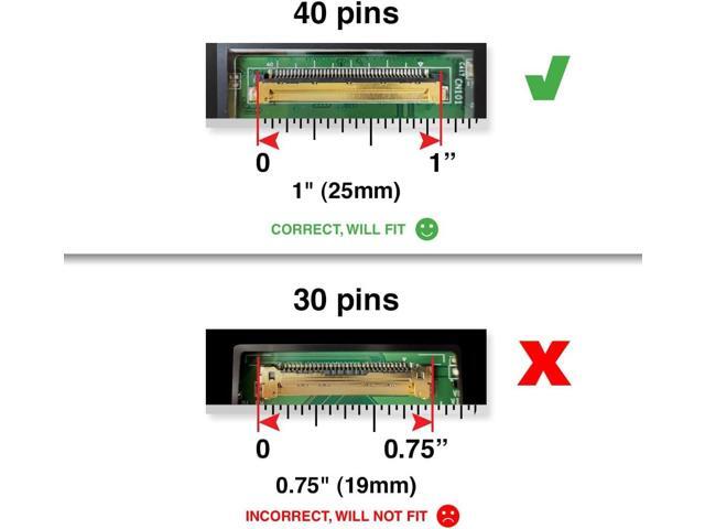 Replacement Touch Screen for Dell Latitude 15 3510 40 Pins FHD 1920x1080 LCD LED Display