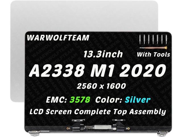 13.3in Compatible with MacBook Pro A2338 M1 2020 EMC 3578 661-17548 661-17549 MYD82 MYD83 MYD92 MYDA2 MYDC2 2560 x 1600 LCD LED Screen Replacement...