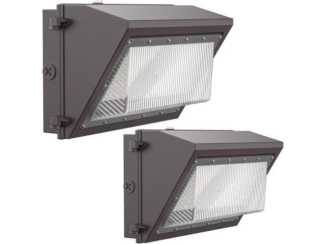 120W LED Wall Pack Light with Dusk-to-Dawn Sensor, 16800LM 5000K LED Security Flood Lighting, 120V Outdoor LED Wall Lights for Parking...