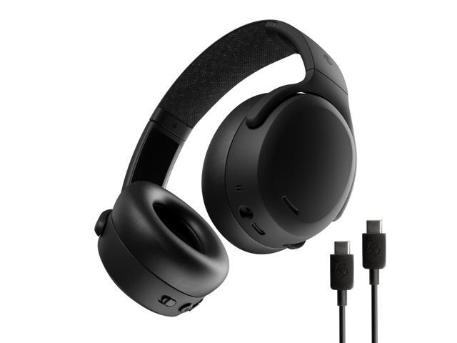 SOEWIOU Crusher ANC 2 Wireless Over-Ear Bluetooth Headphones with Extra USB-C Charging Cable, Multi-Sensory Bass, Active Noise Cancelling, 60 Hours...