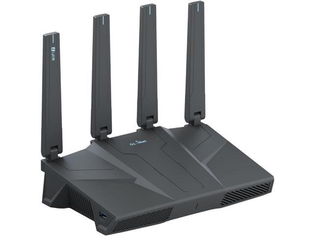 GL. iNet GL-BE6500 (Flint 3e) WiFi 7 Router, High-Speed WiFi Router for Wireless Internet w/VPN, 5 x 2.5G Ethernet Port for Fiber Optic Modem, Long...