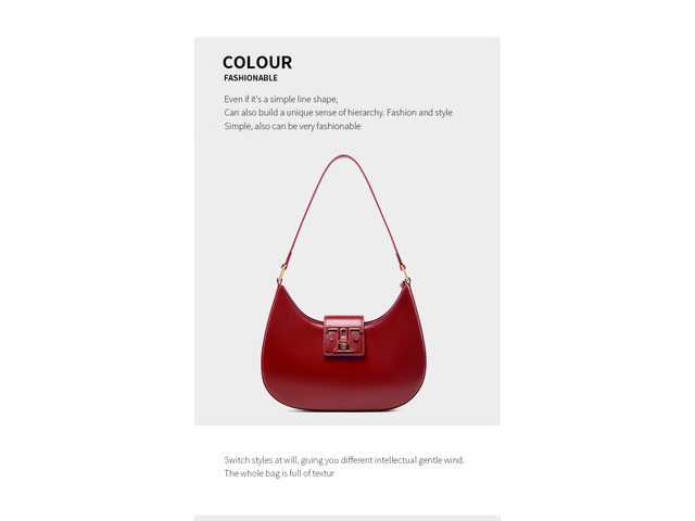 Genuine Leather Women Handbags College Crossbody Messenger Bag Red