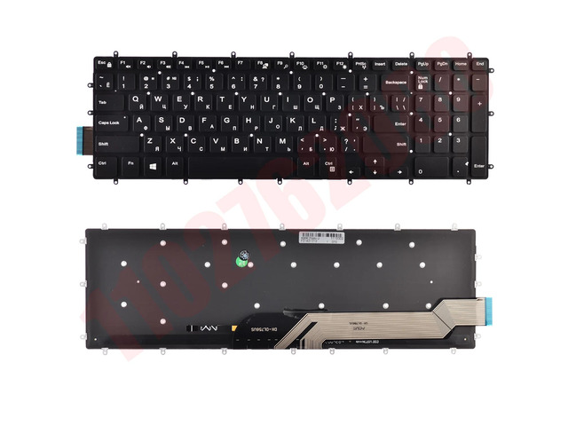 Russian-language backlit laptop keyboard for Inspiron G3 15 3579 3779 G5 15 5587 G7 15 7588