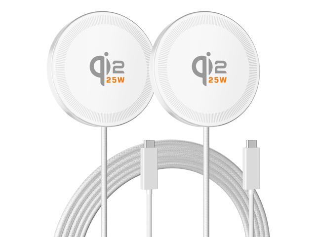 25W Magnetic Wireless Charger: Qi2.2 Qi2 Fast Charging Pad for iPhone 17 16 15 14 13 12 Pro Max, Samsung Galaxy S26 S25, Google Pixel 10,...