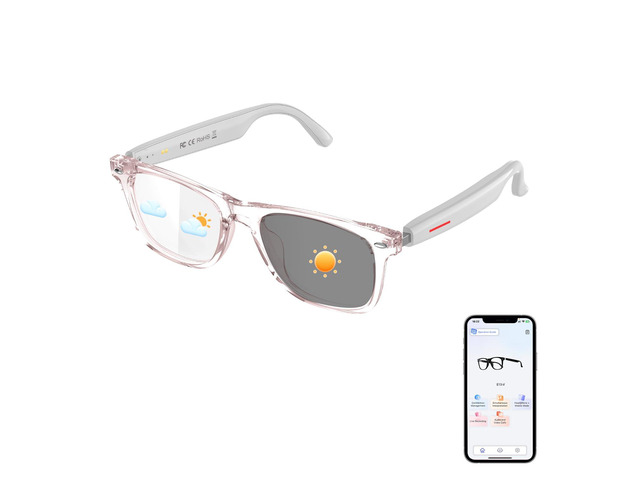 AI Translation Glasses, 165 Languages Smart Bluetooth Glasses with Speakers Real-Time Translation, AI App Features, Hands-Free Calls, Noise...