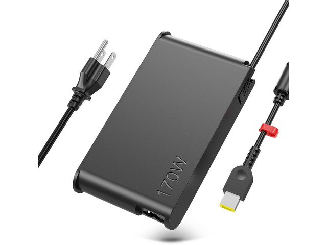 Slim 170W Charger Fit for Lenovo Legion Slim 5 5i Yoga Pro 9i Lenovo ThinkPad P1 P16 IdeaPad Pro 5 Lenovo LOQ ADL170SCC3A 4X20S56697-20V 8.5A ac...
