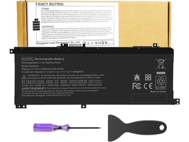 SA04XL SAO4XL Battery for HP Envy X360 15m-ds0011dx 15m-dr0012dx 15m-dr0011dx 15m-ds0xxx 15m-dr0xxx 15t-dr100 15m-dr1xxx 17t-cg100 17-cg100 15M-DR...
