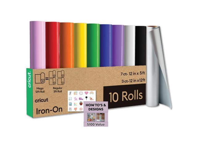 Cricut Rainbow Iron-On Materials Bundle DIY Set