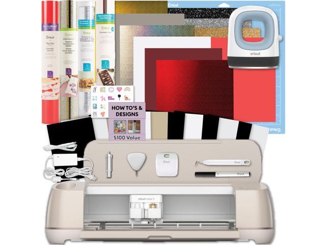 Cricut Maker 4 Mini Press and Iron-On Craft Bundle