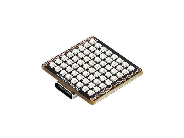 ESP32 Development Board ESP32-S3 Matrix 8x8 RGB-LED-Bluetooth With QST Attitude Gyro Sensor QMI8658C