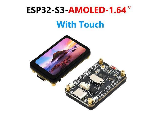 ESP32 S3 Development Board 1.64inch AMOLED Display 1.64 inch TouchScreen For LVGL With SD-Port/ QMI8658C 6-Axis Sensor