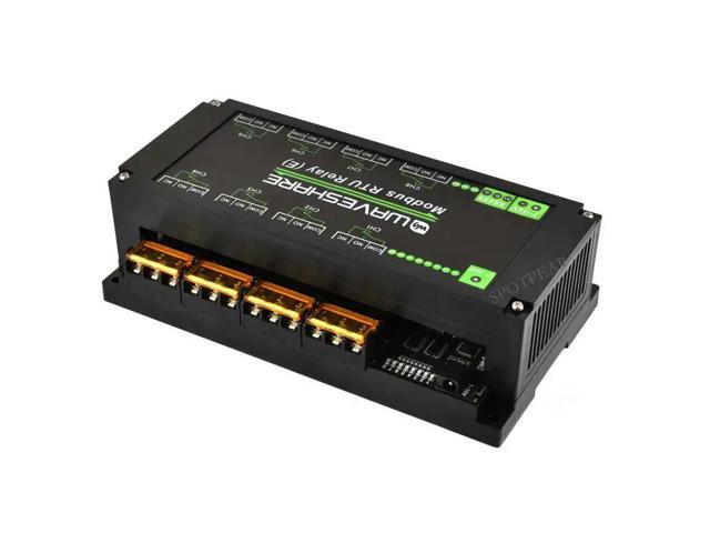 Industrial Modbus RTU RS485 8-ch 30A High Current Relay Module (E) With Digital Input