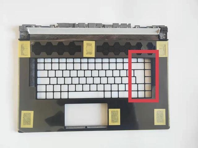 GDS70 For x17 R1 Gaming Laptop US Palmrest Upper Cover Case Keyboard C Shell 0PGW1X PGW1X