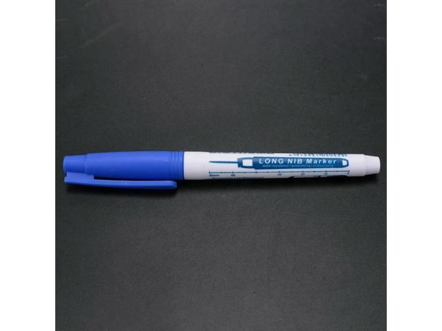 4 Pcs Deep Reach Markers Long Nose Marker Waterproof Deep Hole Marker 30 Mm Reach Permanent Markers, 4 Colors