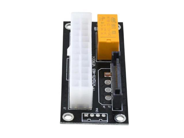 Dual PSU Power Supply Sync Adapter Add2psu ATX Synchronous Connector Riser Cable Miner Mining