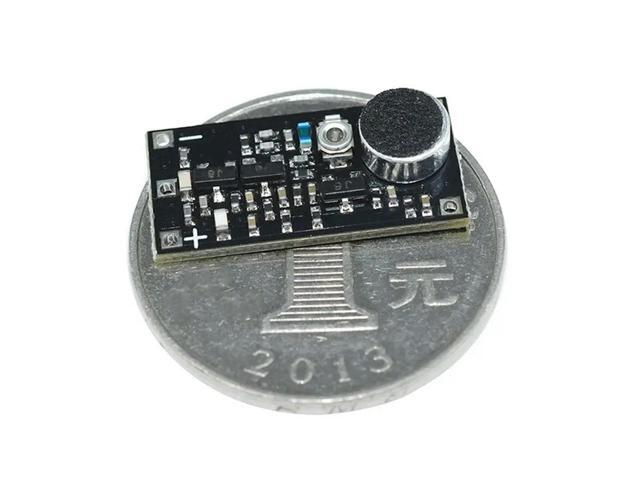 88-115Mhz FM Microphone Surveillance Transmitter Module Board Adjustable Capacitor DC 2V 9V 9Ma Voltage