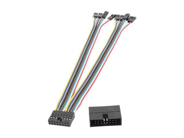 Multi Functional For Front Panel Connector Adapter Cable For Computer Case Server Switches Extension Cord