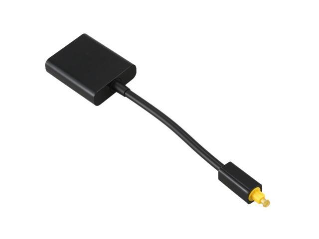 Digital SPDIF Optical Audio Splitter 2 Way Toslink Splitter Adapter 1 Input 2 Output SPDIF Optical Cable Splitter Hub