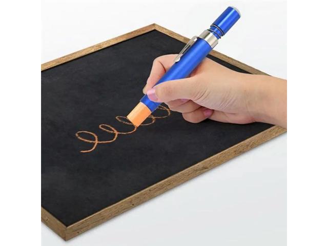 Teacher Chalk Set Chalk Clip Dust-Free Chalk Folder Chalk Holder Chalk Extender Aluminum Alloy Chalk Clip